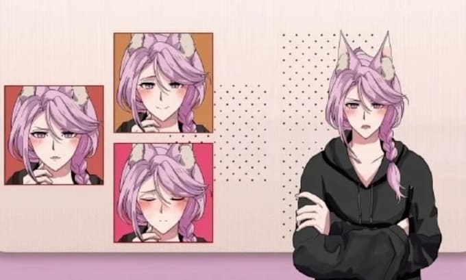 Do pngtuber vtuber streaming character design twitch anime pngtuber ...