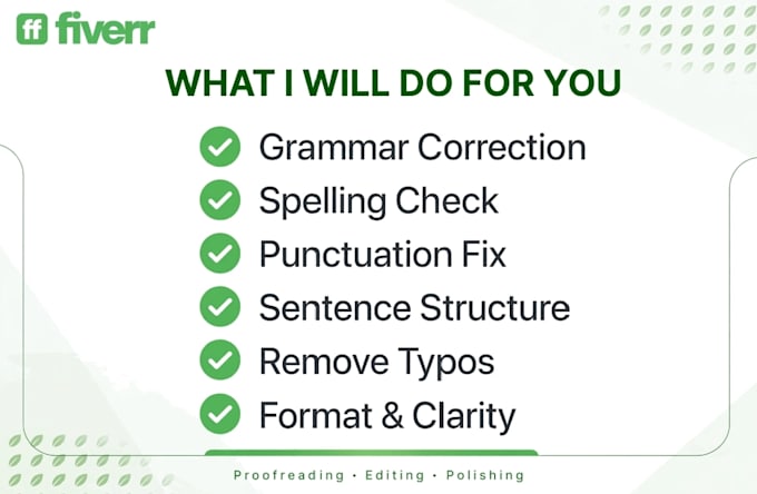 proofread and summarize academic papers