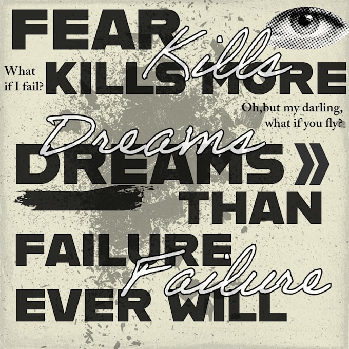 design an aesthetic poster for you