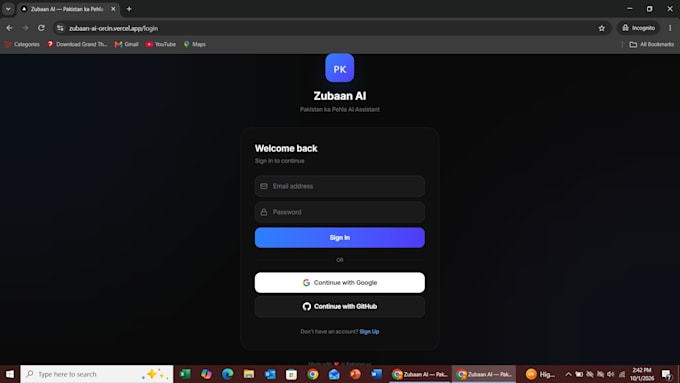 create a multilingual ai assistant web app like chatgpt