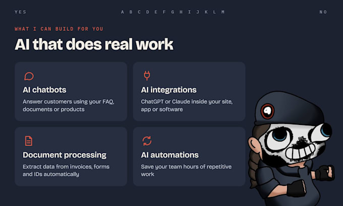 build an ai chatbot or ai integration for your website
