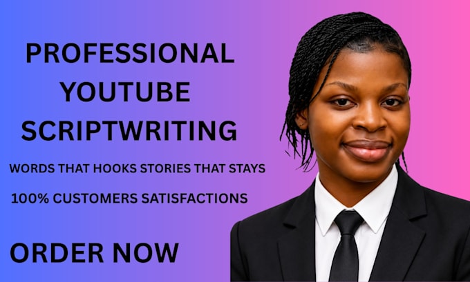 write engaging video scripts for youtube as a script writer