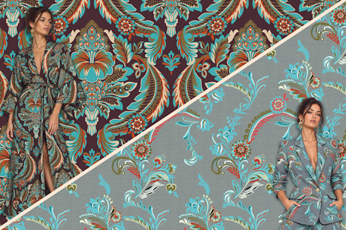design fashion pattern textile prints pattern design