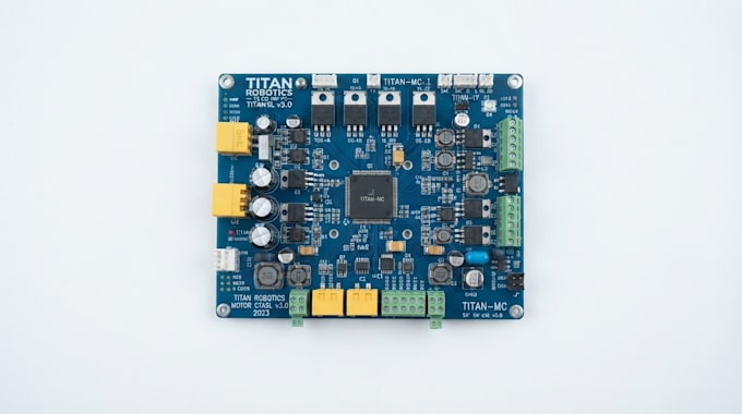design custom servo motor control pcb, bldc robotics controller pcb actuator pcb