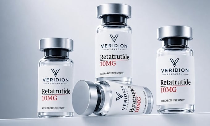 do premium peptide mockup design peptide label design for research peptide brand