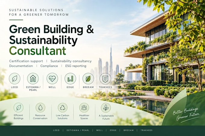 providing green building certification and sustainability consultancy services