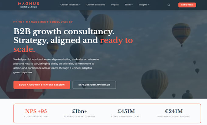 design b2b consulting website b2b consulting firm website HR consultant website