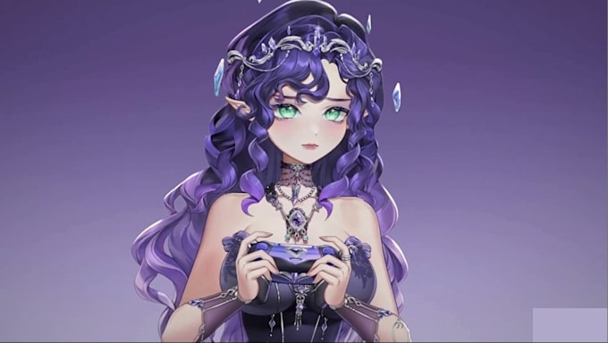 design and rig live2d vtuber model, vtuber rigging, vtuber anime model