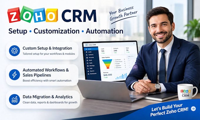 setup zoho crm and zoho desk for your business