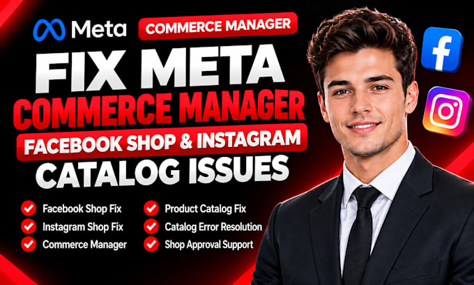 fix meta commerce manager, facebook shop and instagram catalog issues