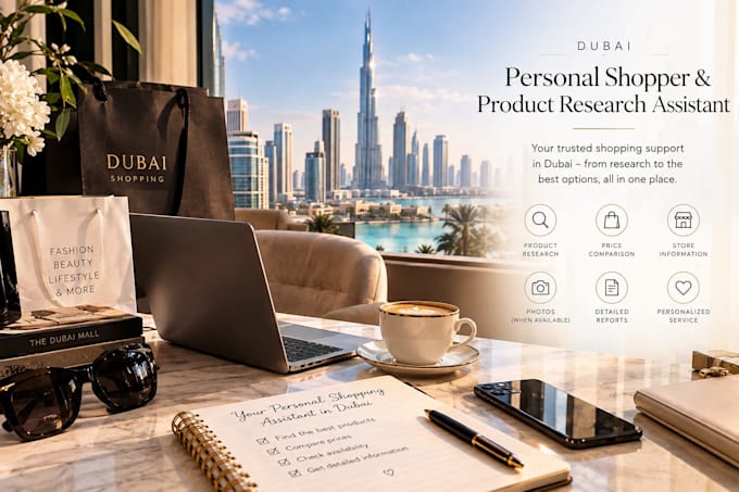 be your professional personal shopper and local assistant in dubai
