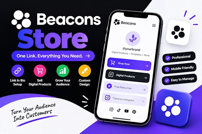 setup beacons ai marketing for beacons ai promotion website