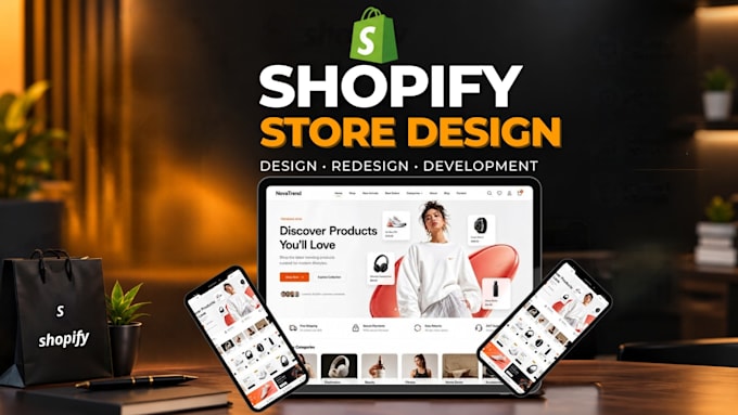 shopify store deisgn,shopify speed optimization, shopify website development,seo