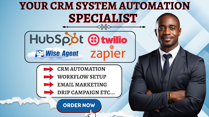 setup wise agent twilio ringcentral zapier integration hubspot crm automation va