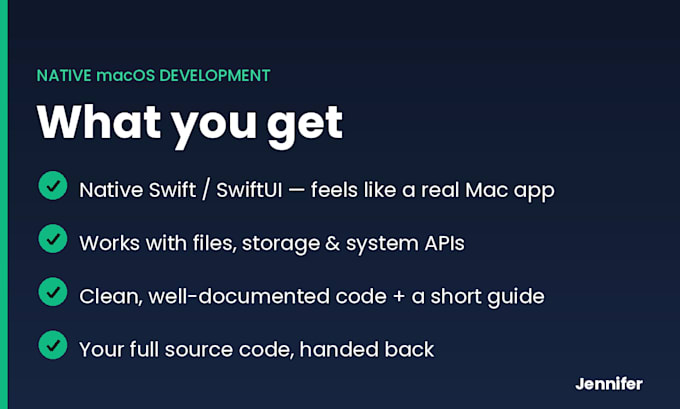 build or fix a native macos app or utility in swift