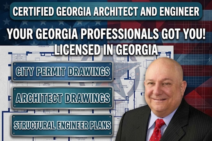 do city permit drawing as georgia architect drawing and structural engineer plan
