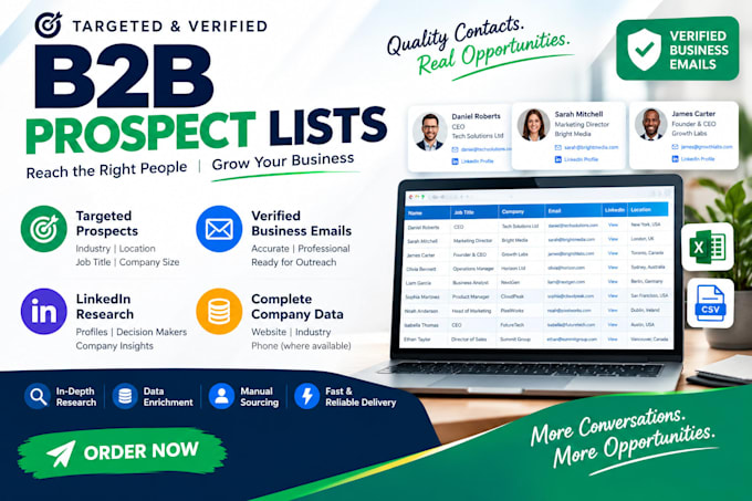 build targeted b2b prospect lists with verified emails