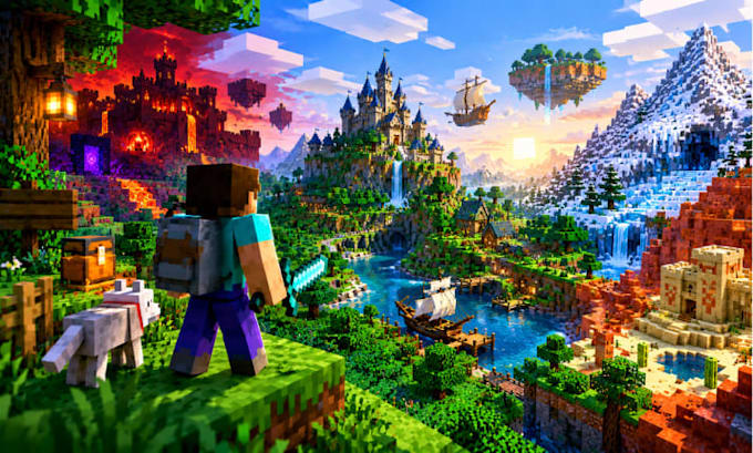 build a custom minecraft map, world, or adventure map for you