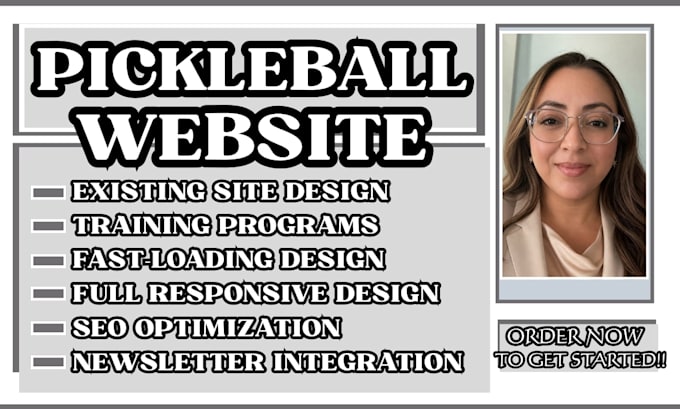 design a private pickleball coaching, trainer, and lessons wordpress website