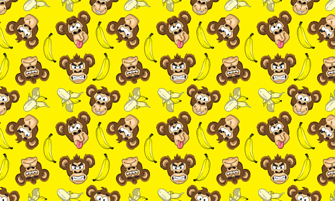 design a cute cartoon seamless pattern