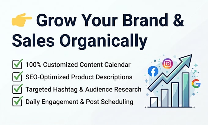be your ecommerce social media manager and content creator