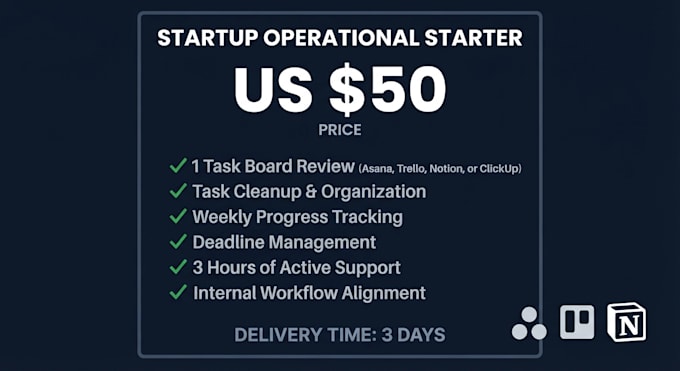 be your operations and project coordinator