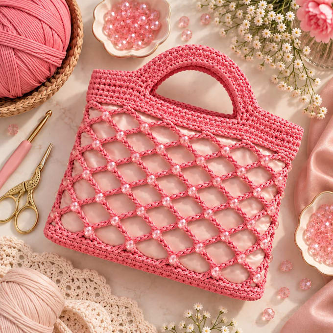 create unique crochet and beaded patterns with clear PDF instructions