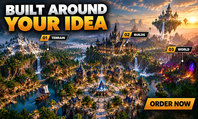 build custom minecraft maps, worlds, lobbies and spawns