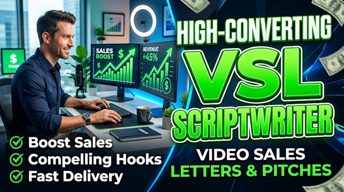 write high converting video sales letter scripts and vsl scripts