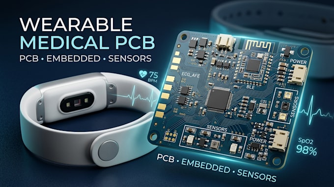 design wearable medical electronics pcb and embedded system