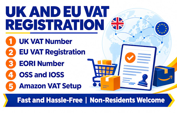 do uk vat registration eu vat eori oss and amazon vat setup