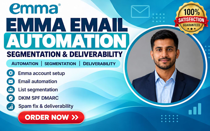 setup emma email automation segmentation and fix emma email deliverability