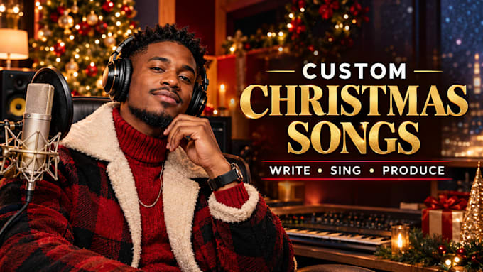 write and sing a custom christmas or new year song