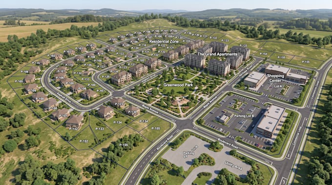 create gis maps, property maps ,parcel maps, site plans and spatial maps