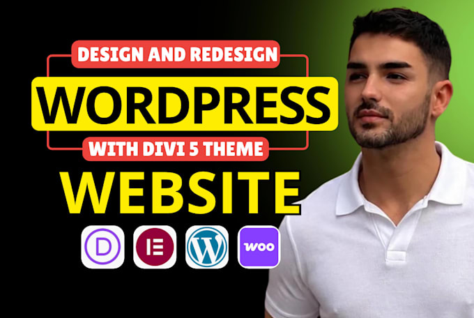 be your divi website expert, wordpres redesign divi design using divi builder 5