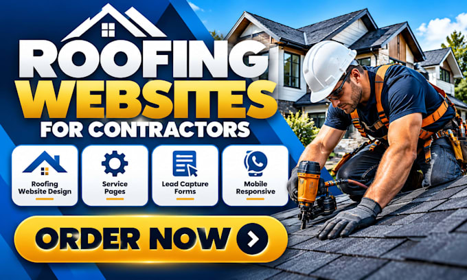 build more qualified lead generating roofing websites for contractors