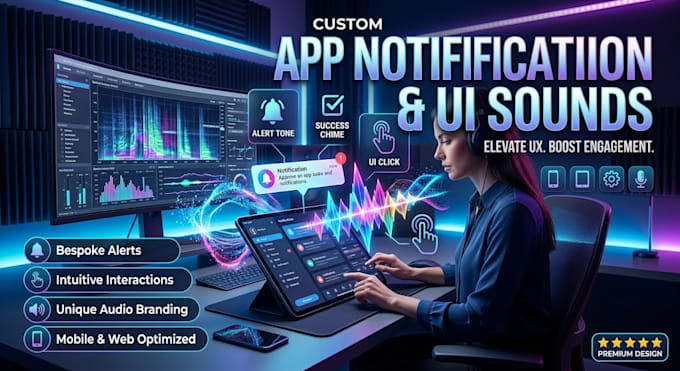design custom app notification and UI sound effects