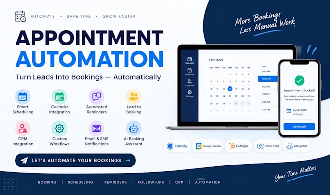 build appointment automation client booking ghl automation crm booking