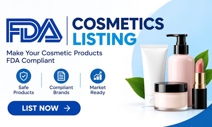 do fda registration for your mocra cosmetic listing