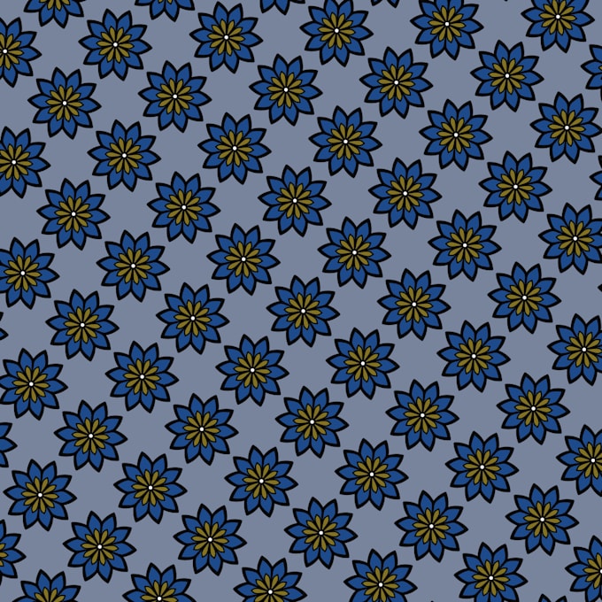 create seamless floral patterns for textile and surface design