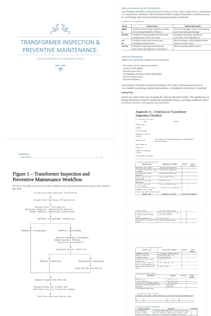 research and develop professional electrical engineering reports
