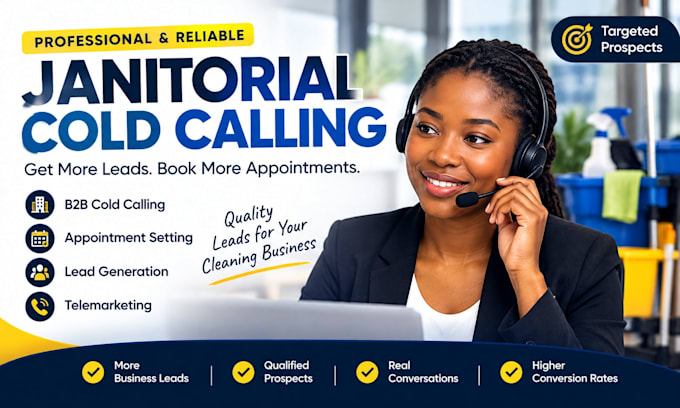 do janitorial cold calling, b2b cold calling, janitorial service, b2b cold call