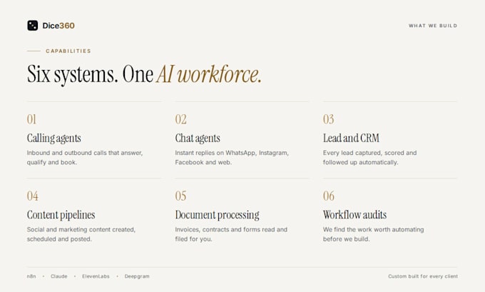 build custom ai automation workflows and ai agents