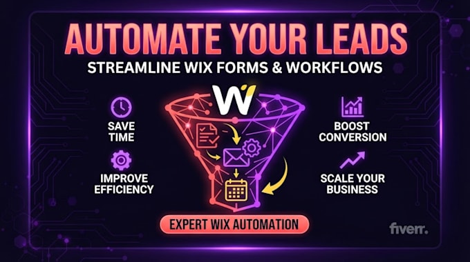 set up advanced wix forms automated emails, lead generation and client workflows