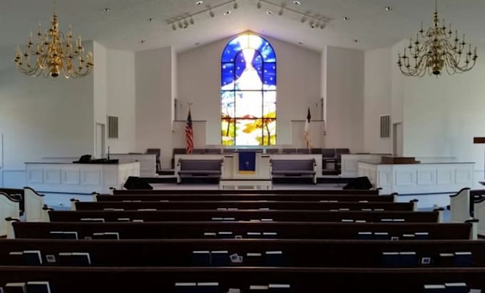 create photorealistic 3d church design and interior architectural visualization