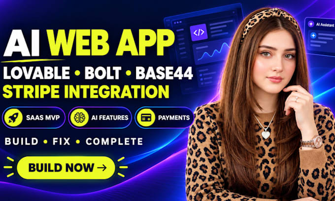 build lovable website, lovable ai, bolt new, base44 and stripe integration