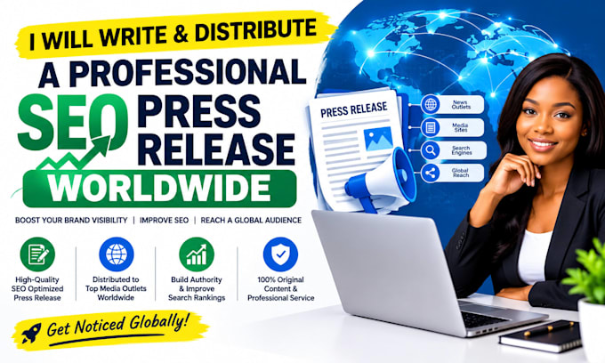 write and distribute a professional SEO press release worldwide