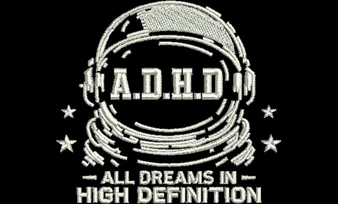 do embroidery digitizing logo to dst pes emb in 2 hours