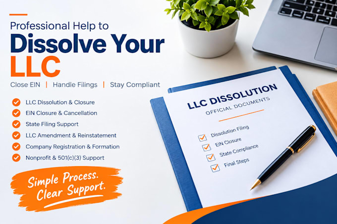 dissolve llc close ein file company dissolution , company registration