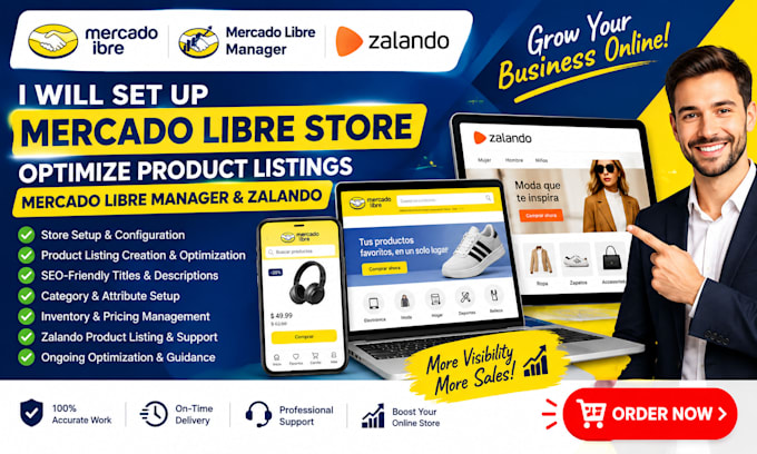 setup mercado libre store optimize product listing mercado libre manager zalando
